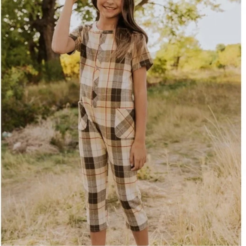 Roolee Kids Plaid Scarecrow Jumper